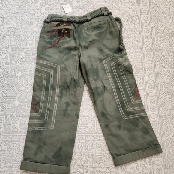 Free People Embroidered Pants - NWT - size 4 - Picture 2 of 6